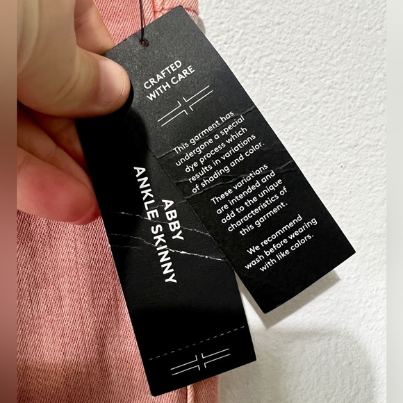 Liverpool NWT Pink Abby Ankle Skinny Jeans - Size 0/25 - Picture 8 of 13